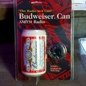 Vintage Budwiser Can AM/FM Radio